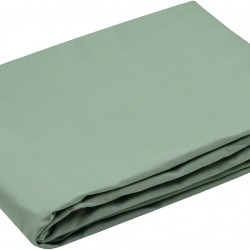 Stof - Housse de couette Coton 140 x 200 cm 78 Fils  Elysée Percale Vert