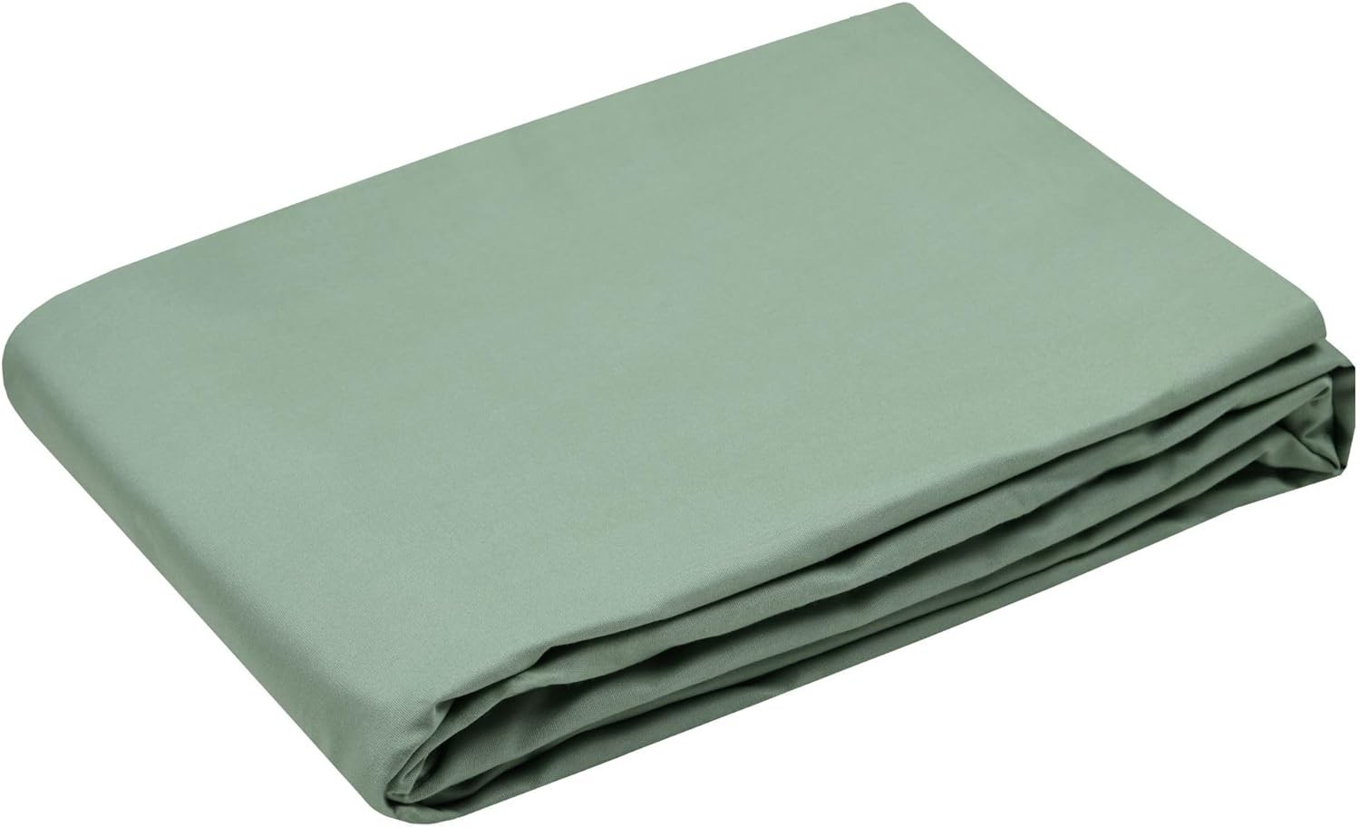 Stof - Drap Plat Percale 180 x 290 cm 78 Fils  Elysée Percale Vert
