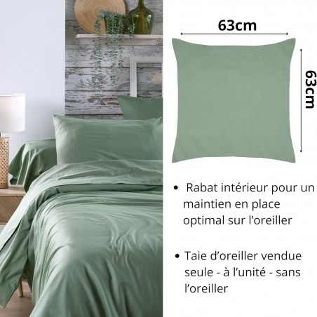 Stof - Taie d'Oreiller Sac 63 x 63 cm