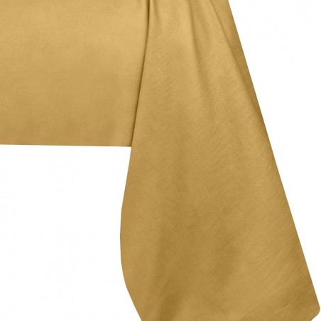 Stof - Taie de traversin 45 x 185 cm Elysée 78 fils Percale Moutarde