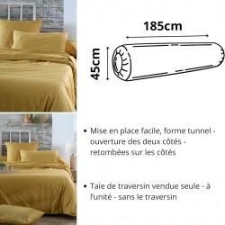 Stof - Taie de traversin 45 x 185 cm Elysée