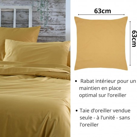 Stof - Taie d'Oreiller Sac 63 x 63 cm Elysée