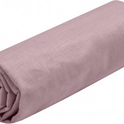 Stof - Drap Housse 180 x 200 cm Bonnet 30 cm 57 Fils Coton Eden, Vieux Rose