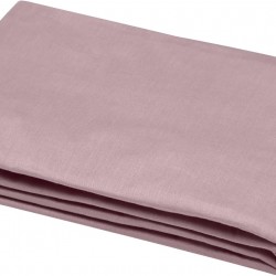 Stof - Housse de Couette 140 x 200 cm 57 Fils Coton Eden, Vieux Rose
