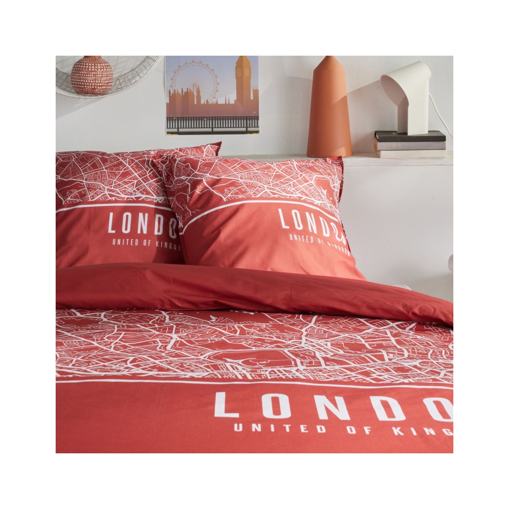 Parure Housse de Couette 240 x 220 cm Today Java 1.15 London