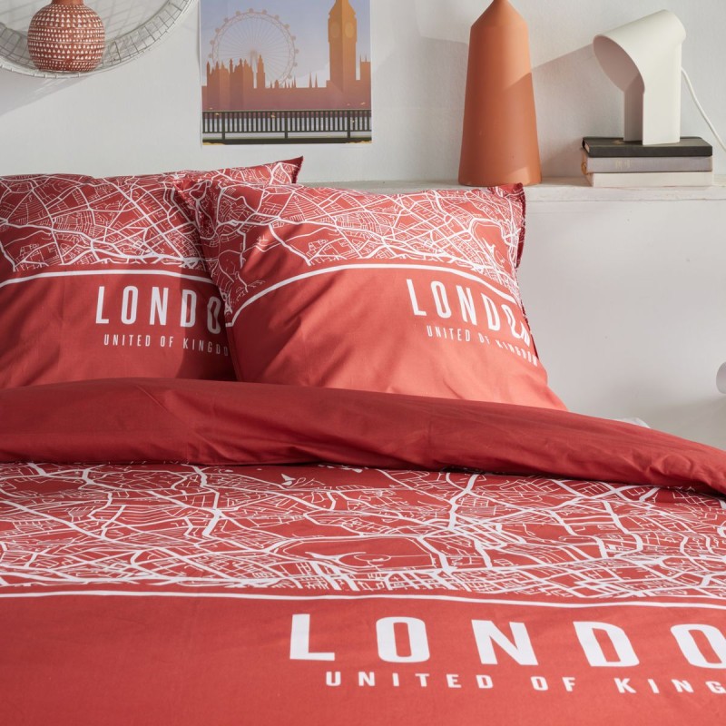 Parure Housse de Couette 240 x 220 cm Today Java 1.15 London Parure Housse de Couette 240 x 220 cm Today Java 1.15 London