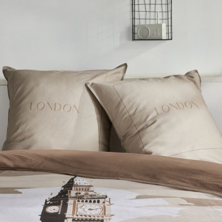 Parure Housse de Couette 240 x 220 cm London beige
