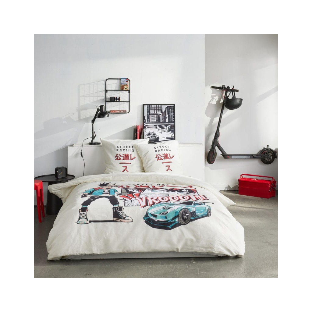 Parure Housse de Couette 240 x 220 cm Today Java 1.18 Japon Voiture