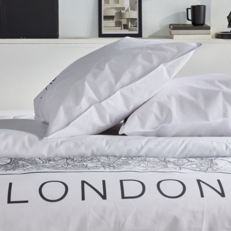 Parure Housse de Couette 240 x 220 cm  Londres Plan