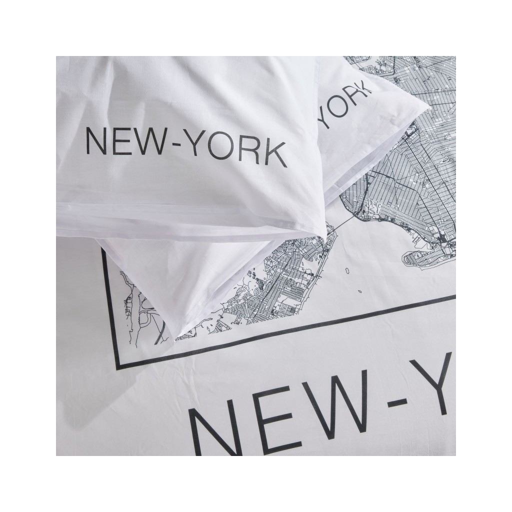 Parure Housse de Couette 240 x 220 cm Today Java 1.1 New York Plan