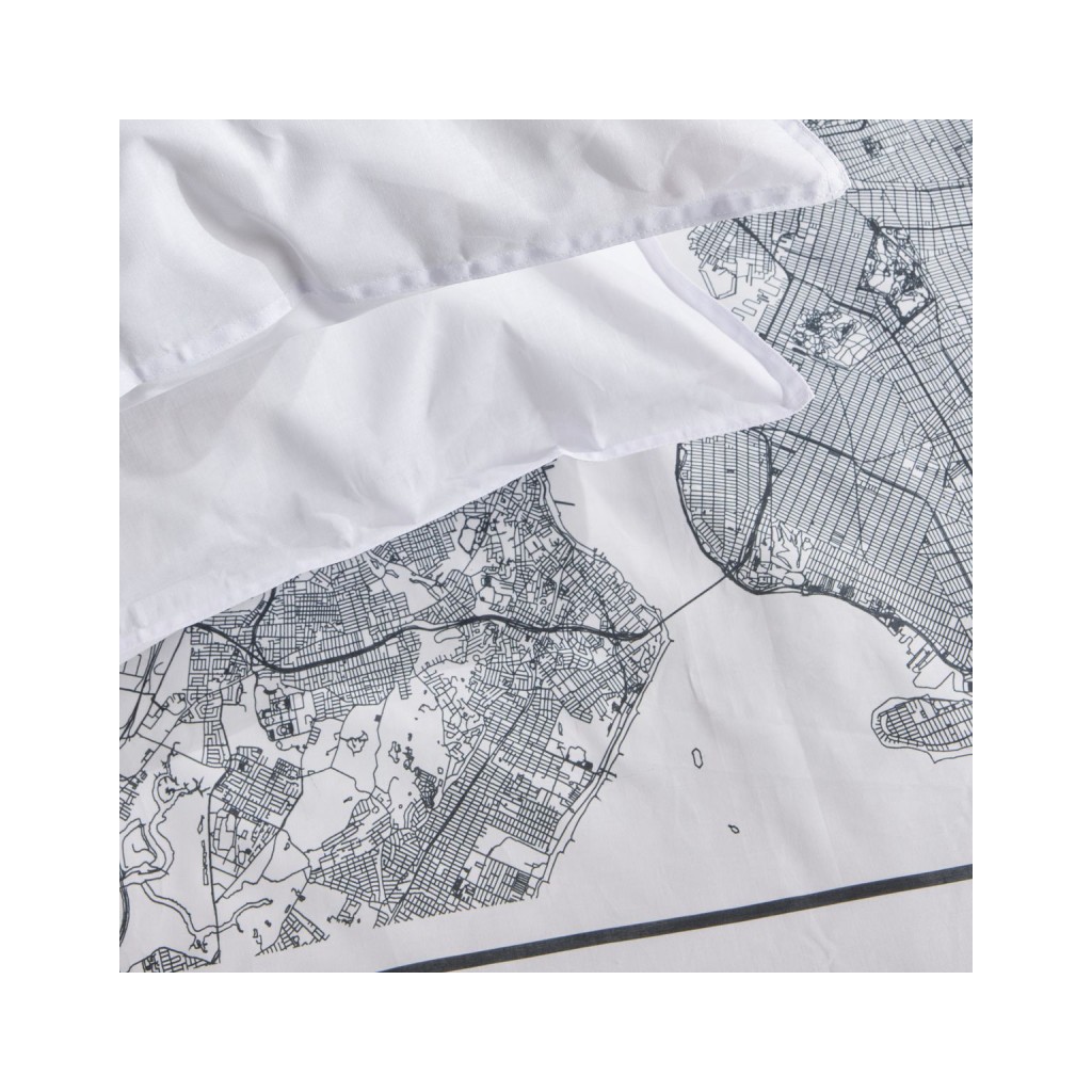 Parure Housse de Couette 240 x 220 cm Today Java 1.1 New York Plan