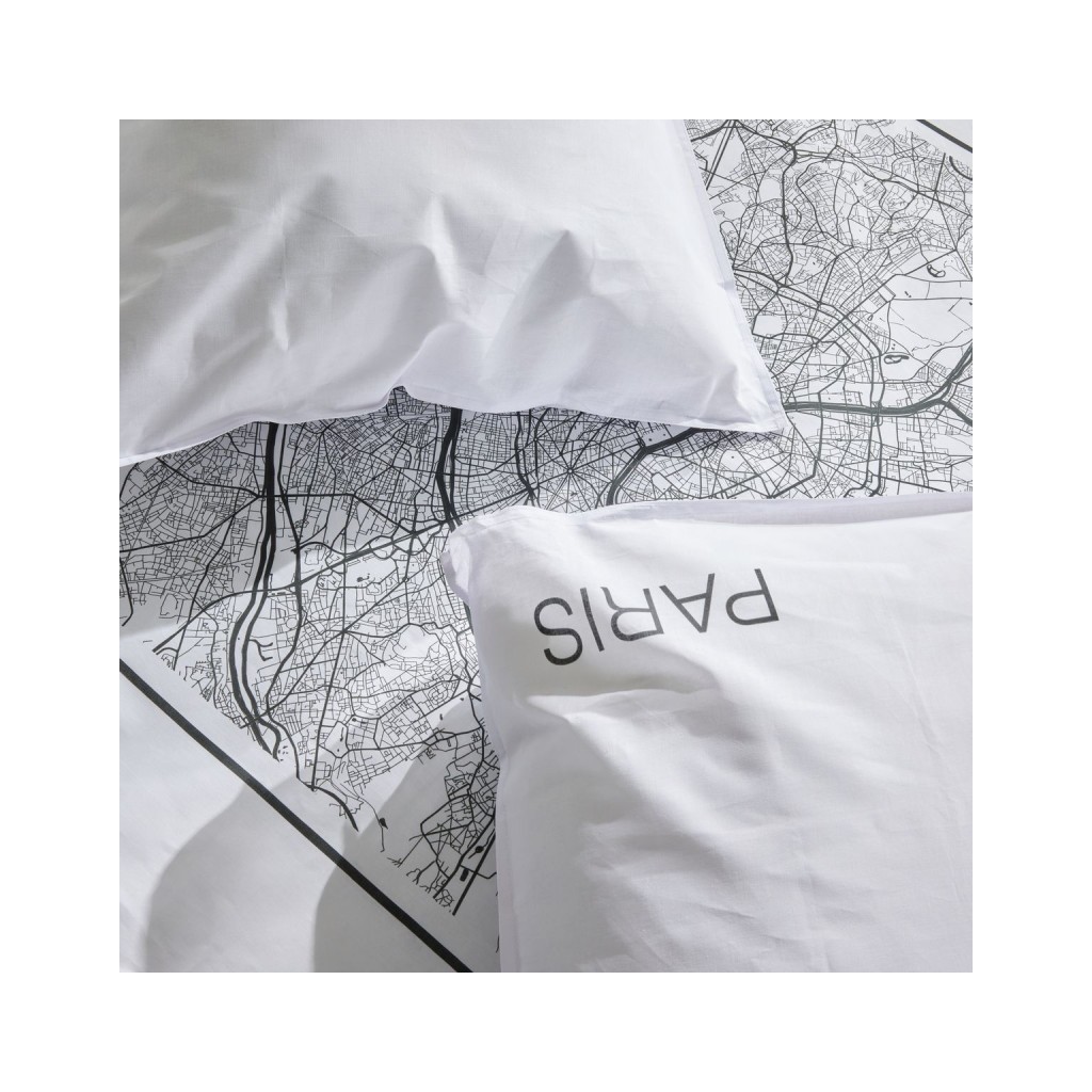 Parure Housse de Couette 240 x 220 cm Today Java 1.3 Paris Plan