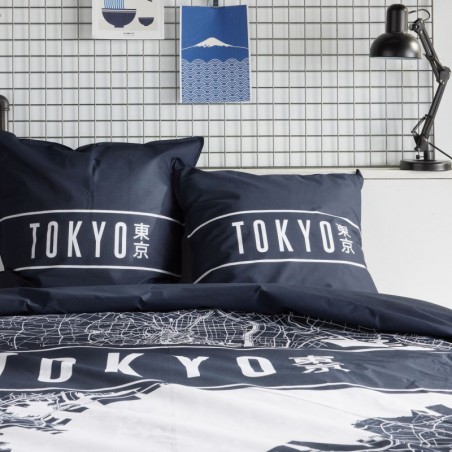 Parure Housse de Couette 240 x 220 cm  Tokyo Plan