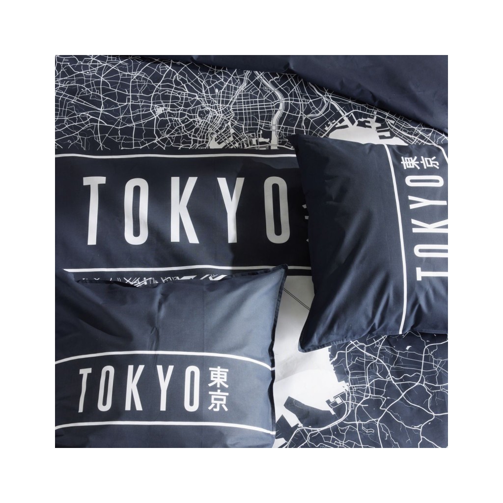 Parure Housse de Couette 240 x 220 cm Today Java 1.16 Tokyo Plan