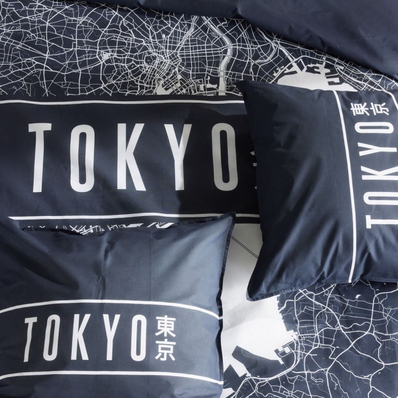 Parure Housse de Couette 240 x 220 cm Today Java 1.16 Tokyo Plan Parure Housse de Couette 240 x 220 cm Today Java 1.16 Tokyo Plan