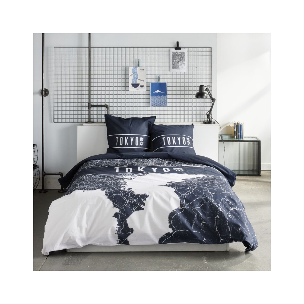 Parure Housse de Couette 240 x 220 cm Today Java 1.16 Tokyo Plan