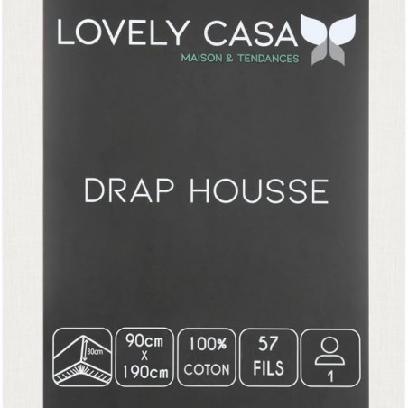 Drap Housse Stof 90 x 190 cm