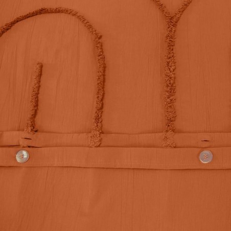 Parure Housse de Couette 260 x 240 cm Côté Déco Coton