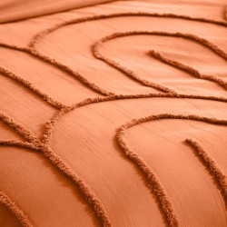 Parure Housse de Couette terracotta