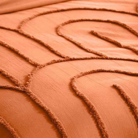 Parure Housse de Couette terracotta