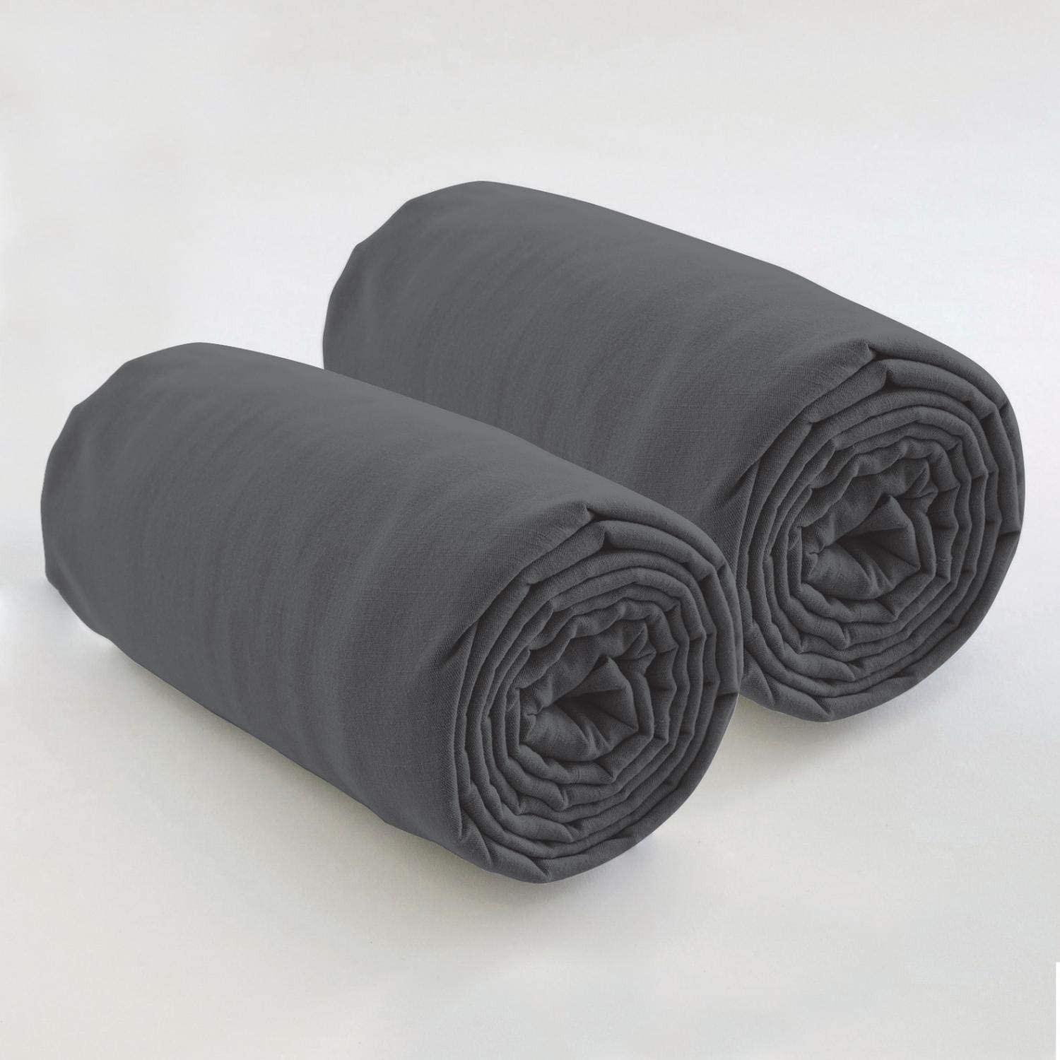 Lot de 2 Draps Housse...