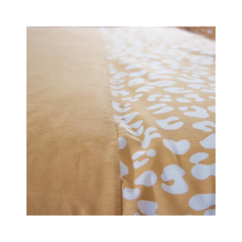 Parure Housse de couette Léopard Jaune