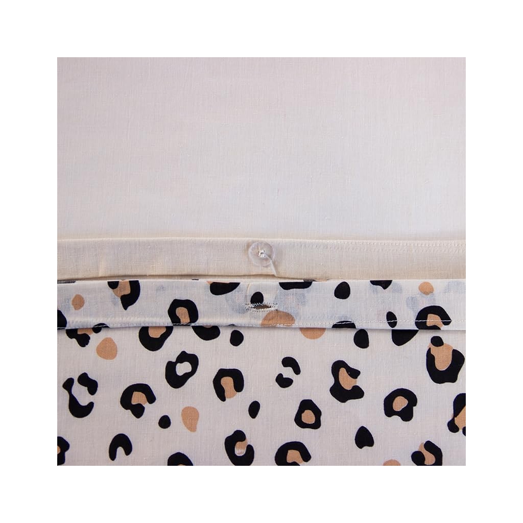 Parure Housse de couette Léopard Jaune