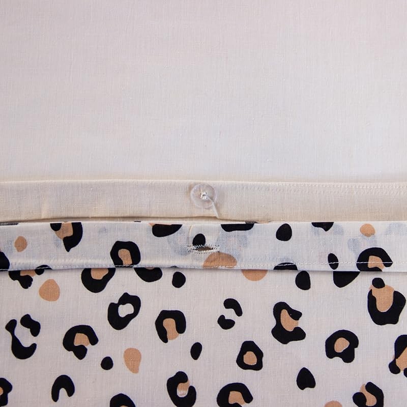 Parure Housse de couette Léopard Jaune