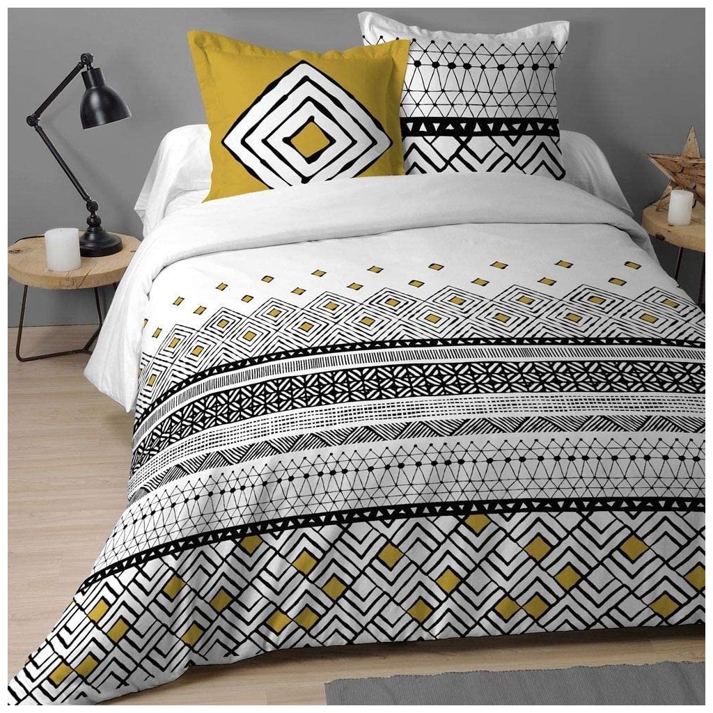 Lovely Casa Parure Housse de Couette 260 x 240 cm Beely