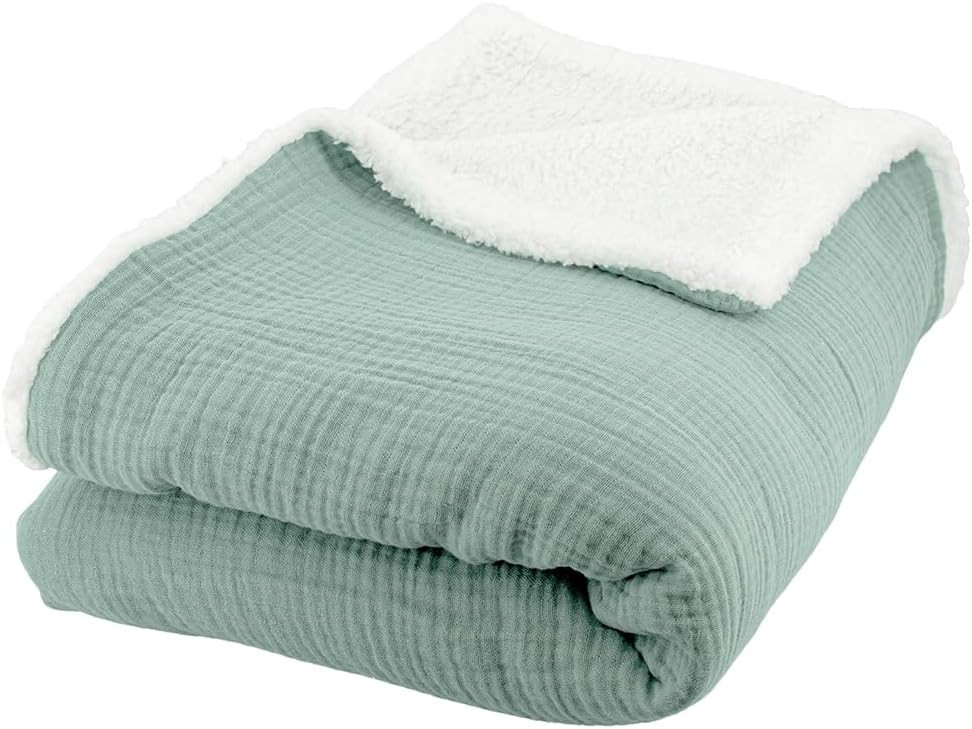 Plaid Polaire Gaze de Coton...