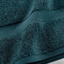 Serviette de Toilette Bain Eponge Elégance Bleu Canard