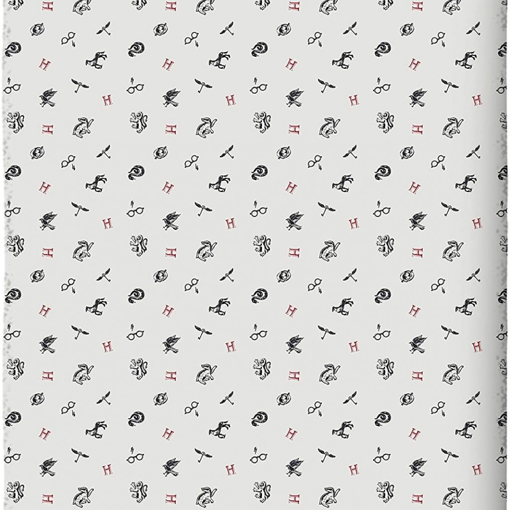 Drap housse Harry Potter Blanc 140x190 cm