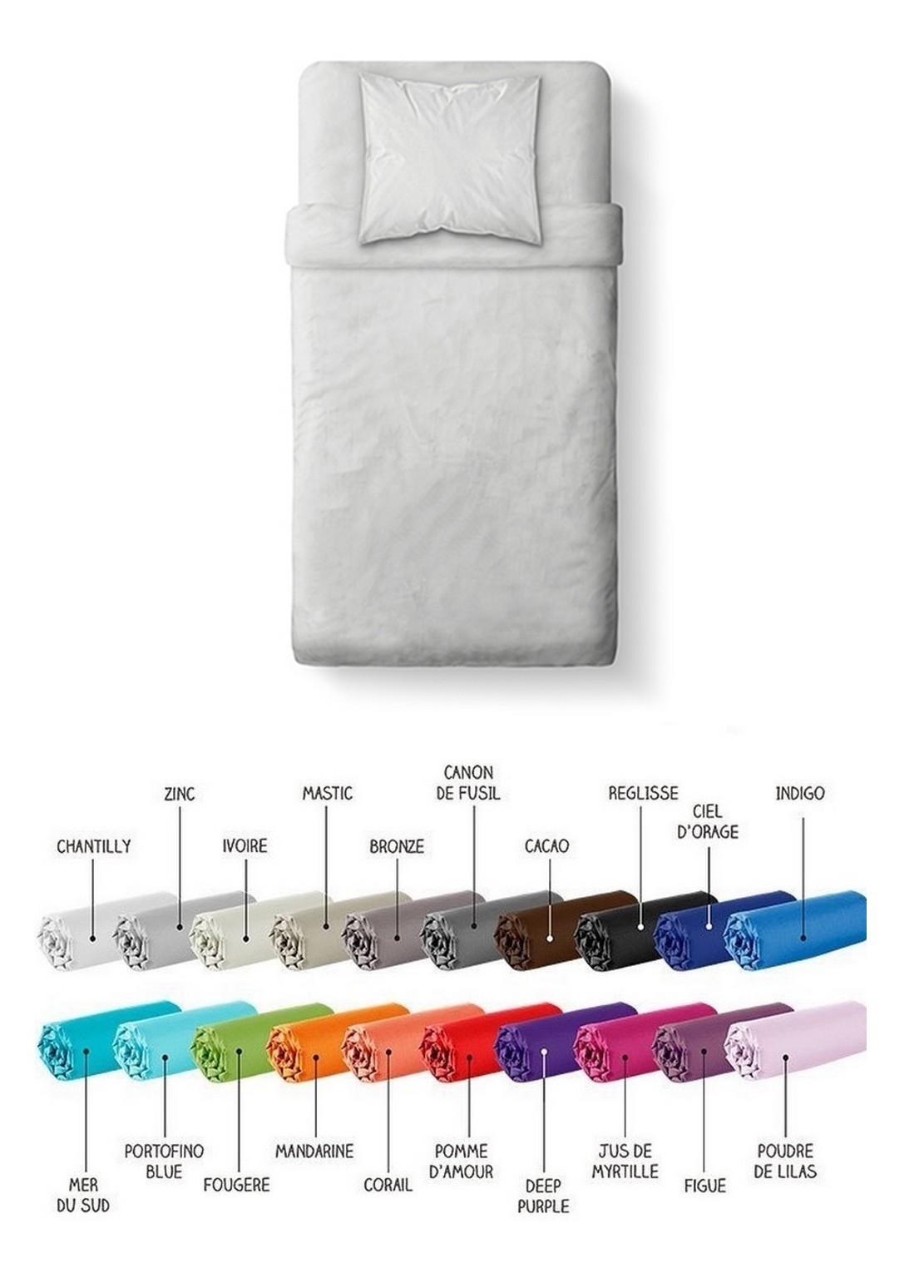 Housse de Couette Coton...