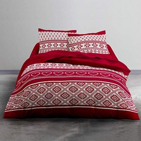Parure Housse Couette 240x220 cm Flanelle Winter