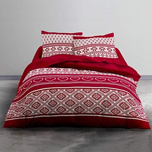 Parure Housse Couette 240x220 cm Flanelle Winter