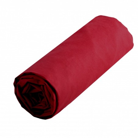 Drap Housse 90x190 cm Coton Alicia Rouge