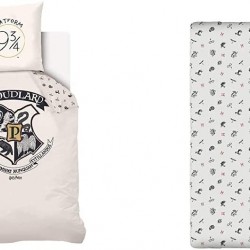 Parure De Lit Harry Potter Housse De Couette 140x200 cm Harry Avec Drap Housse