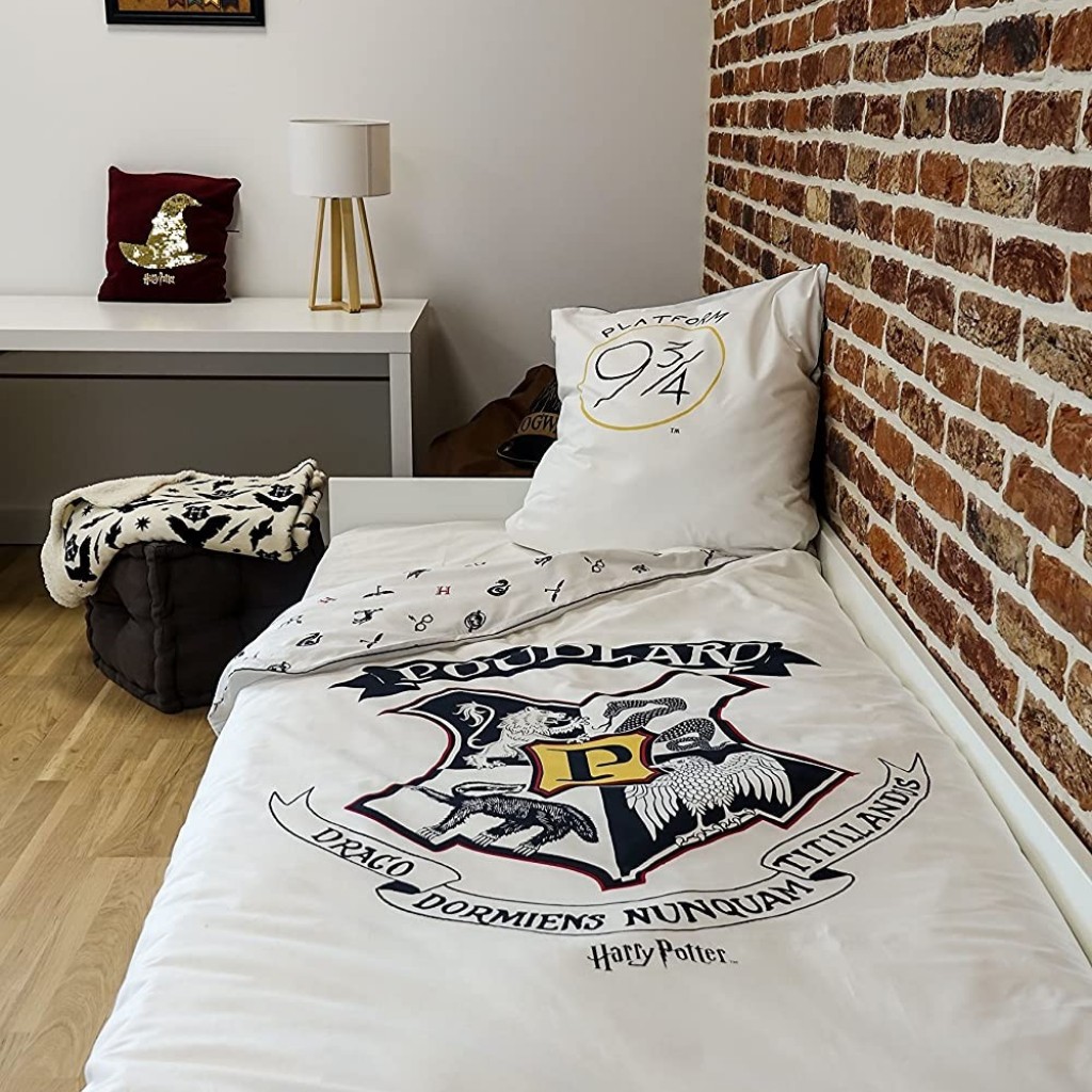 Parure De Lit Harry Potter Housse De Couette 140x200 cm Harry Avec Drap Housse