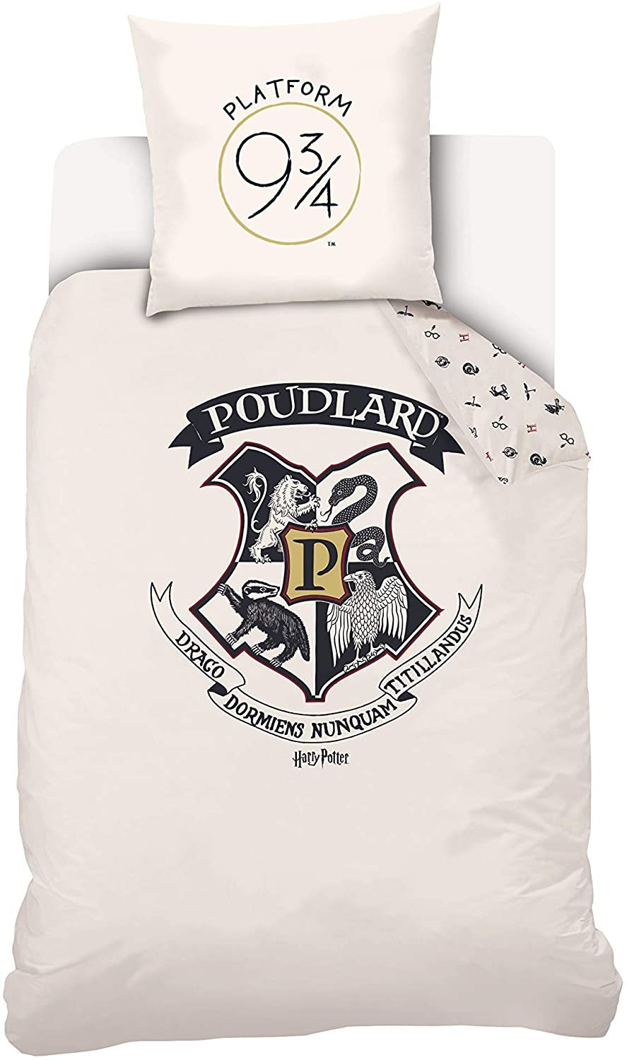 Parure De Lit Harry Potter Housse DE Couette 140x200 cm Harry