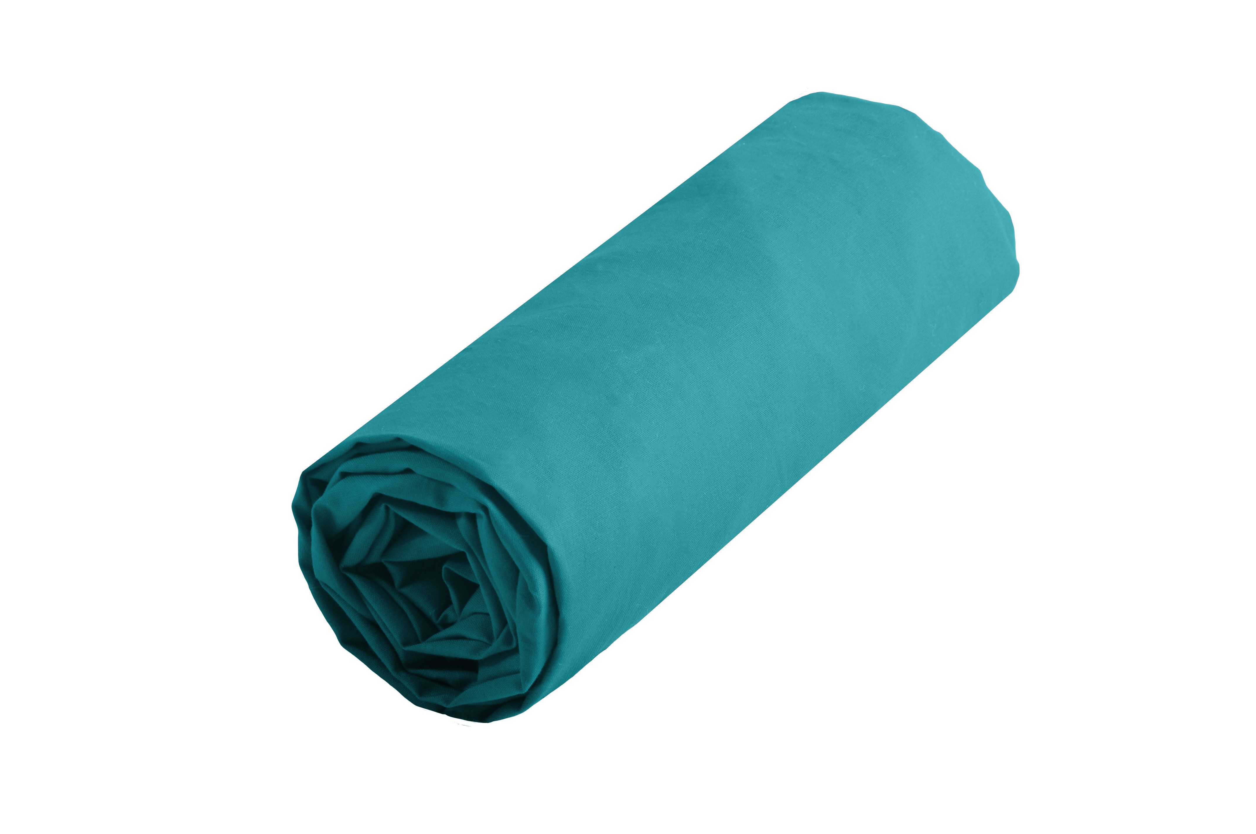 Drap-housse Coton Blanc Bonnet 25 - 140x190 cm - Le Roi du Matelas