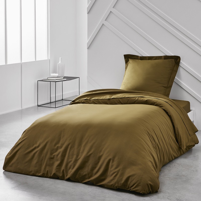 Housse de couette enfant 140X200 Cm - Coloris : bronze Housse de couette enfant 140X200 Cm - Coloris : bronze