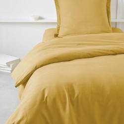 Housse de couette enfant 140X200 Cm - Coloris : Ocre jaune