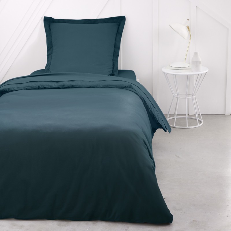 Housse de couette enfant 140X200 Cm - Paon Housse de couette enfant 140X200 Cm - Paon