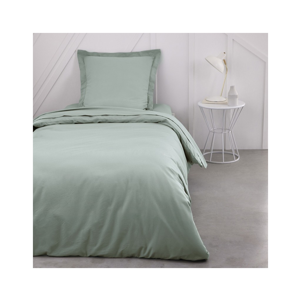 Housse de couette enfant 140X200 Cm - Celadon