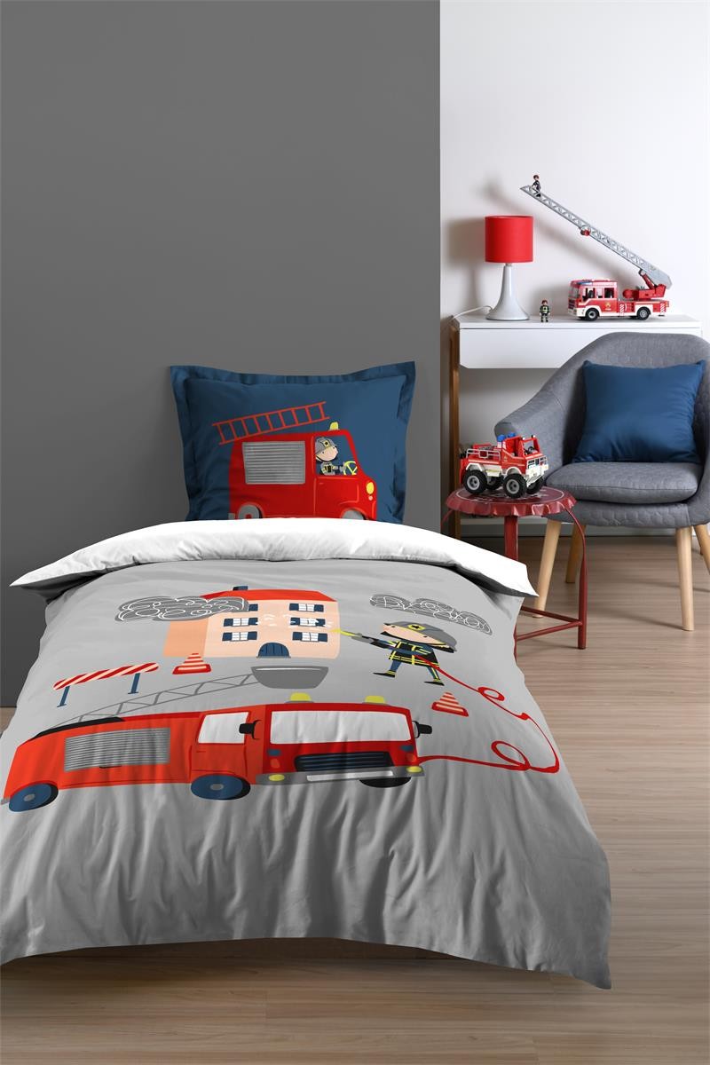 Housse de couette 140x200 Blogueur + taie 100% coton