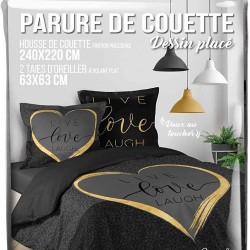 housse de couette coeur