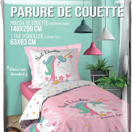 housse de couette fille licorne