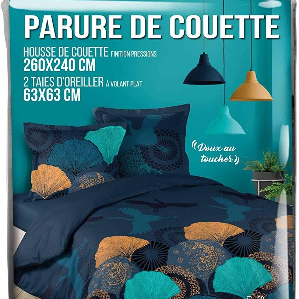 Housse De Couette 220x240 Cm Star Avec Ses 2 Taies Coton à Prix Carrefour