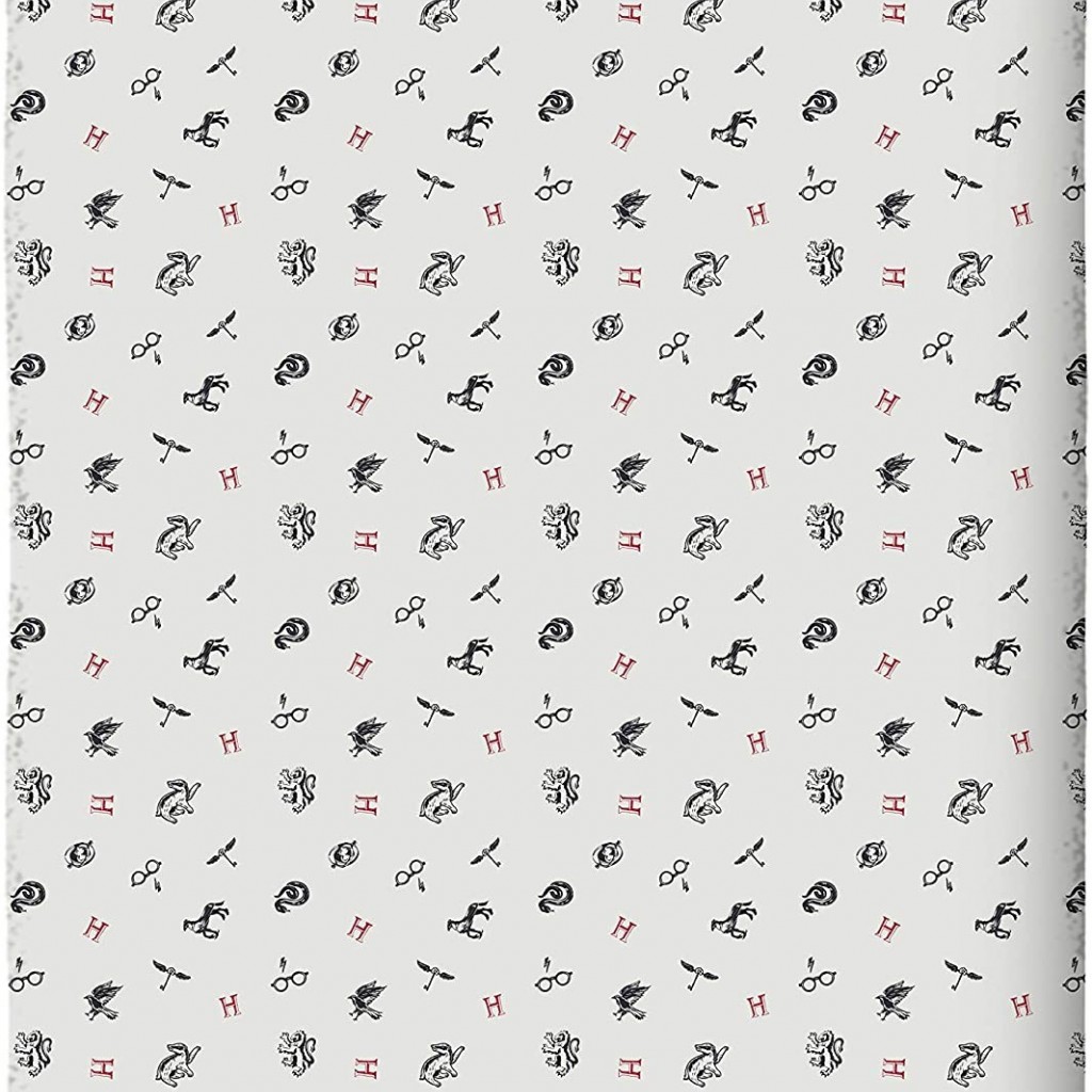 Drap housse Harry Potter Blanc 140x190 cm