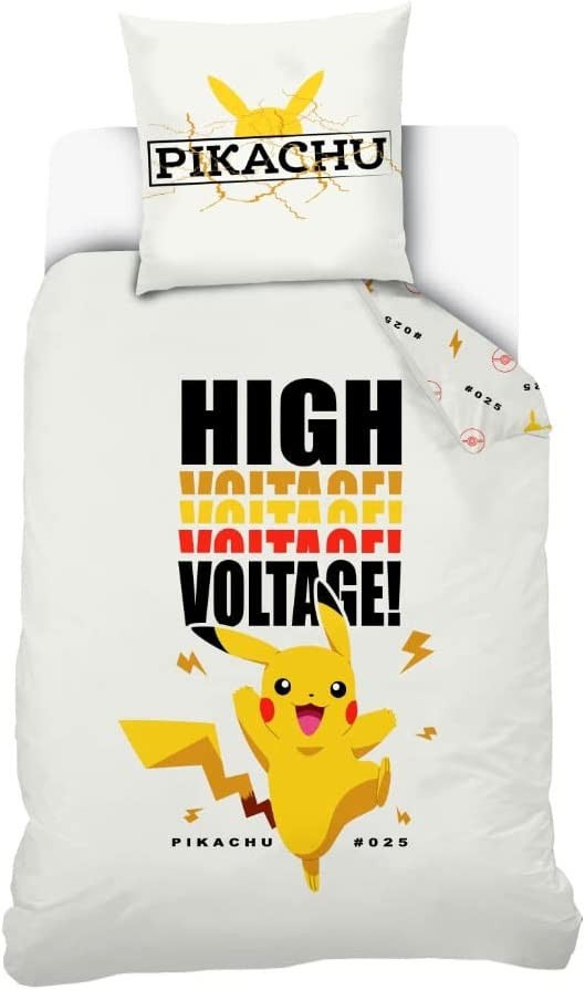 Parure Housse De Couette Pikachu